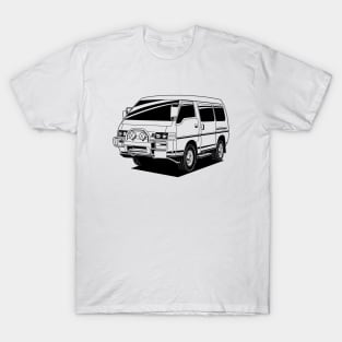 Jdm black print delica classic T-Shirt